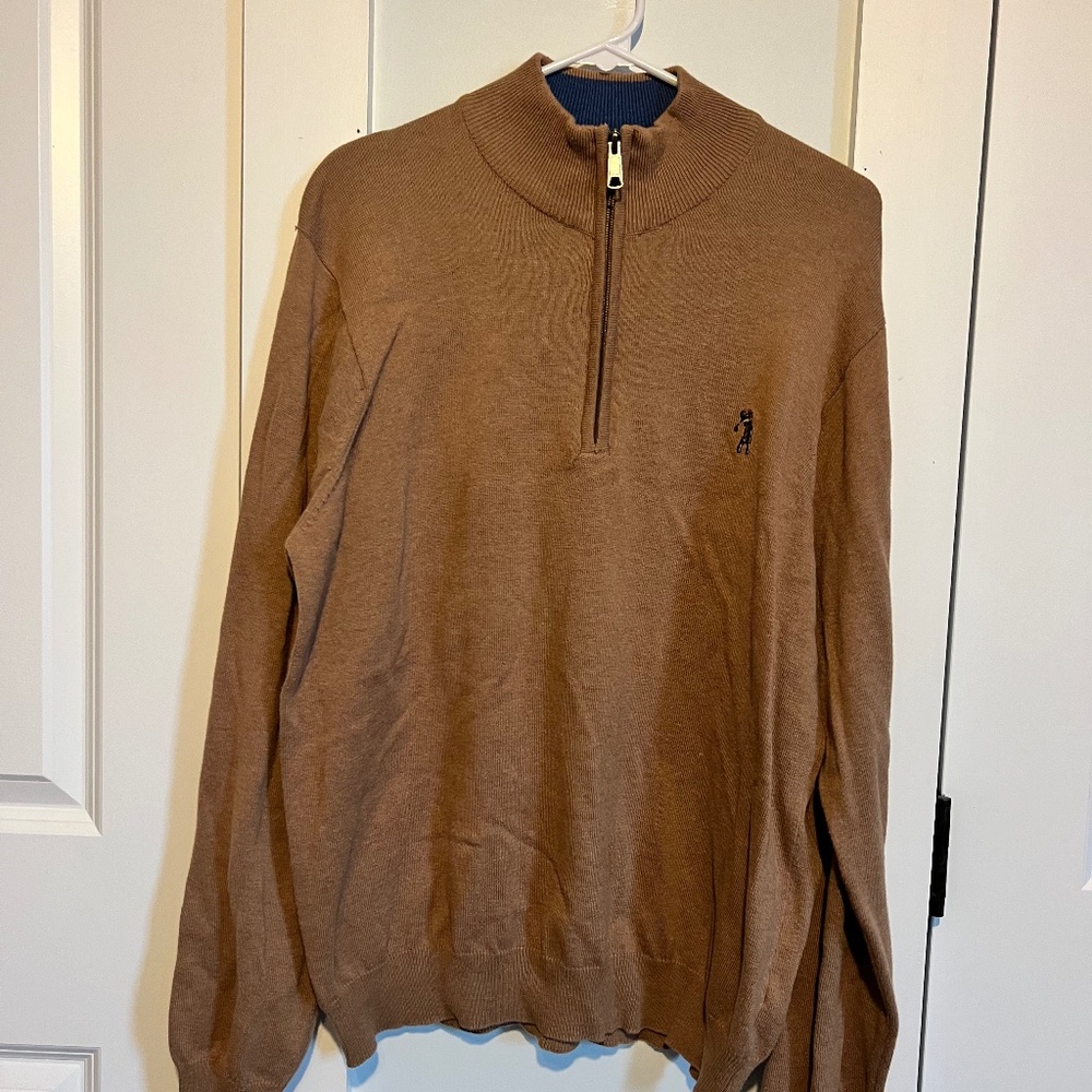 Bobby Jones 1/4 Zip Sweater - L